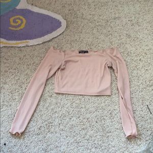 Ribbed, Off Shoulder Top